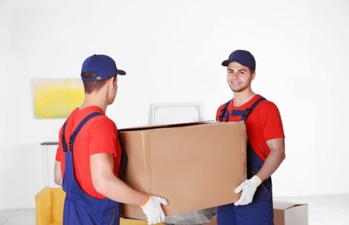 Removals van for household furniture and boxes in North West London