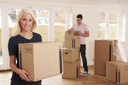 Experienced van service transporting household items in Swisscottage