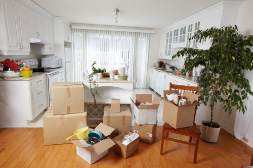 Packing and loading service for a Swiss Cottage home move