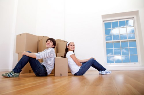 Careful furniture handling for a flat move near Swiss Cottage