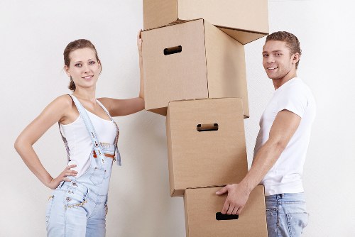 Careful packing and protective wrapping for fragile items during a move