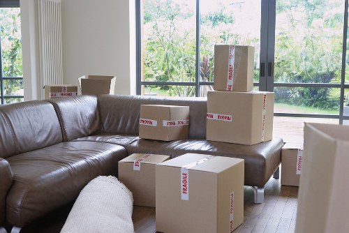 Packing and transport support for a Swiss Cottage office move