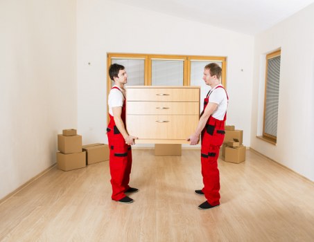Sofa and wardrobe pick-up service for a local home in Swiss Cottage
